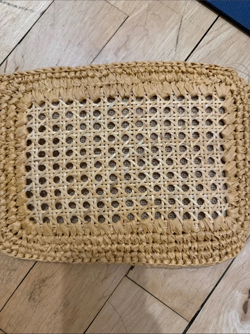 Irina Sigunava Woven Rattan Clutch